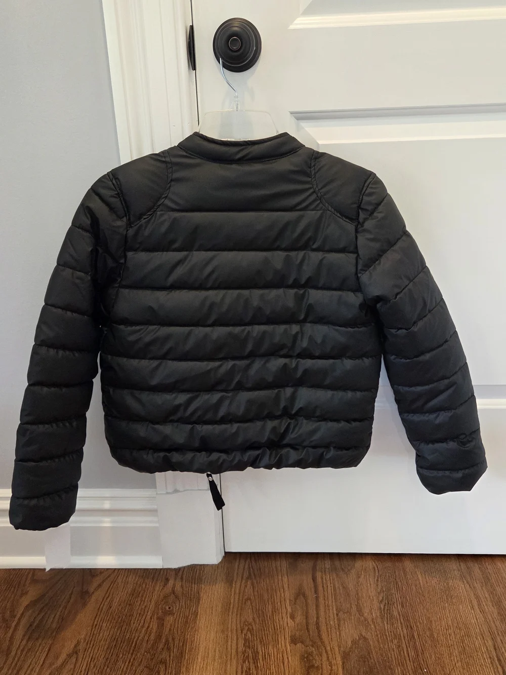 Black Quilted Kids Puffer Jacket